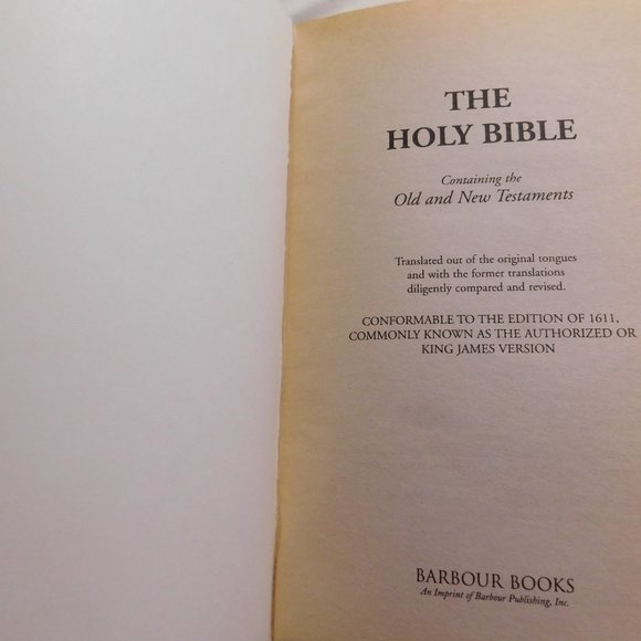 Holy Bible Containing New & Old Testaments King James Version Barbour Publishing - Picture 4 of 6